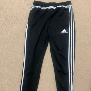 Adidas pants full length.